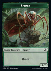 Treefolk // Spider Double-Sided Token [Streets of New Capenna Commander Tokens] | L.A. Mood Comics and Games