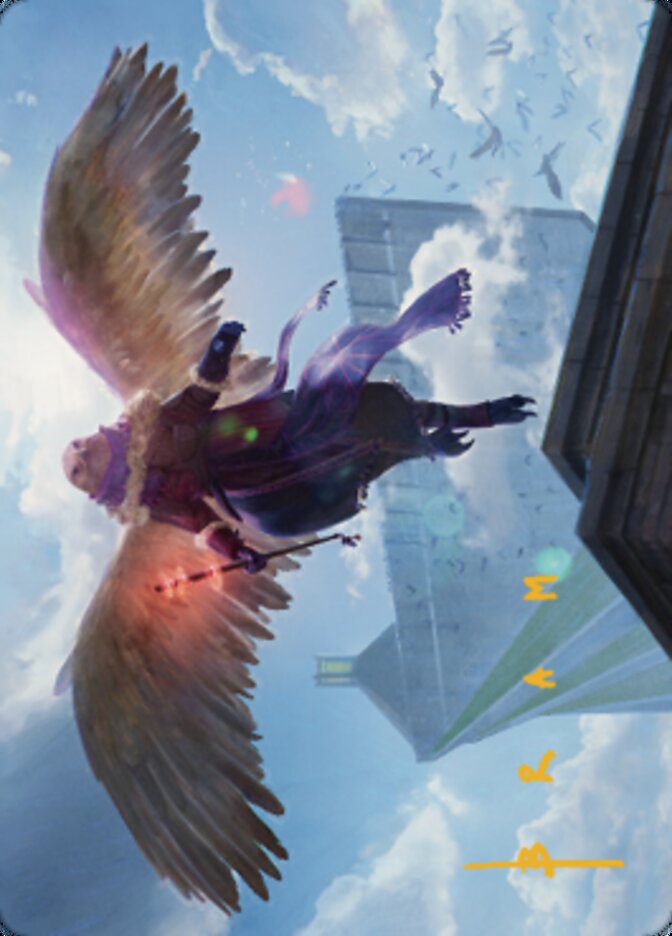 Balmor, Battlemage Captain Art Card 1 (Gold-Stamped Signature) [Dominaria United Art Series] | L.A. Mood Comics and Games