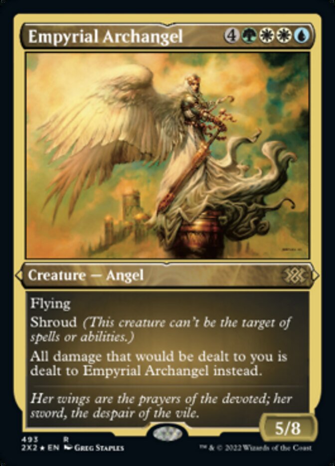 Empyrial Archangel (Foil Etched) [Double Masters 2022] | L.A. Mood Comics and Games