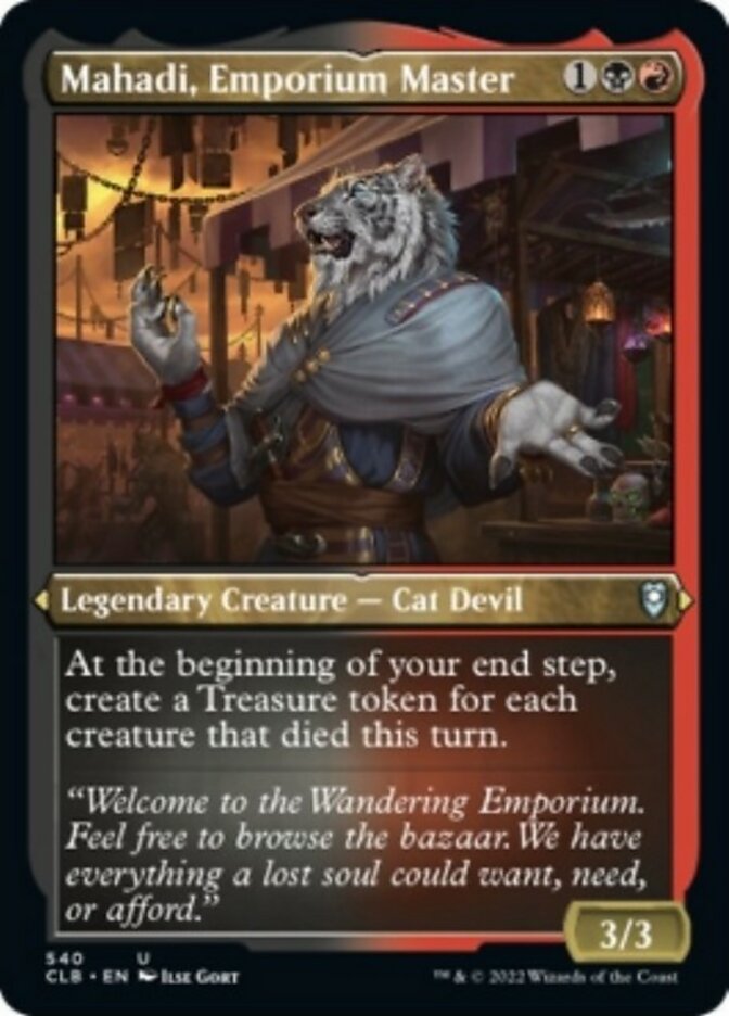 Mahadi, Emporium Master (Foil Etched) [Commander Legends: Battle for Baldur's Gate] | L.A. Mood Comics and Games