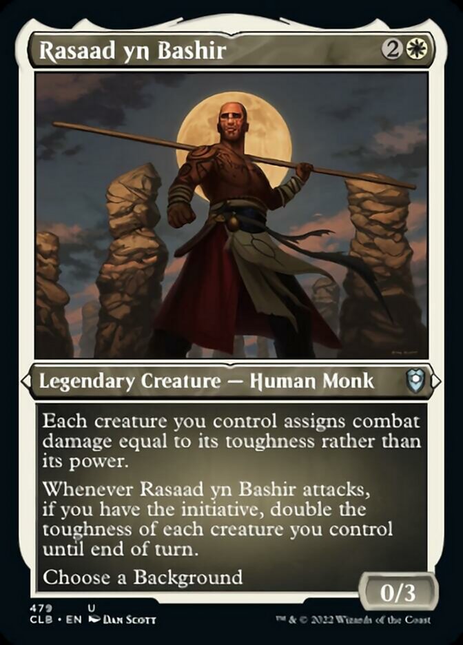 Rasaad yn Bashir (Foil Etched) [Commander Legends: Battle for Baldur's Gate] | L.A. Mood Comics and Games