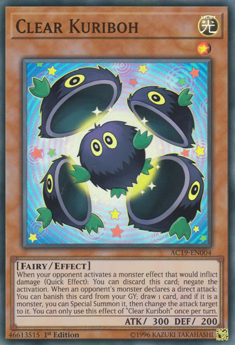 Clear Kuriboh [AC19-EN004] Super Rare | L.A. Mood Comics and Games