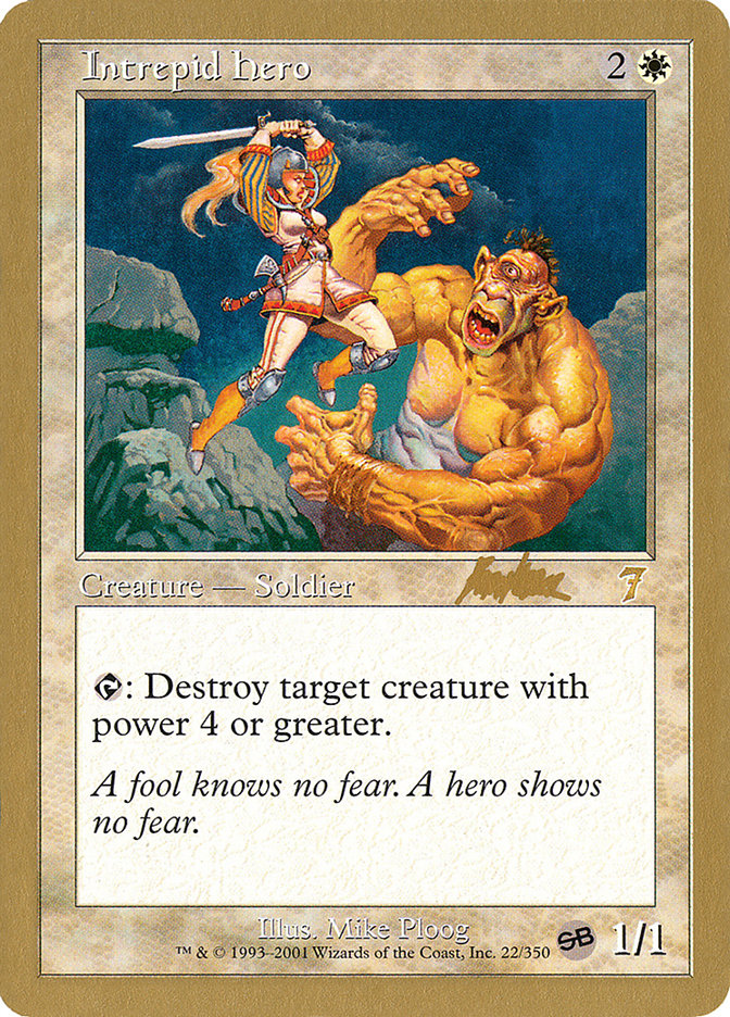 Intrepid Hero (Brian Kibler) (SB) [World Championship Decks 2002] | L.A. Mood Comics and Games