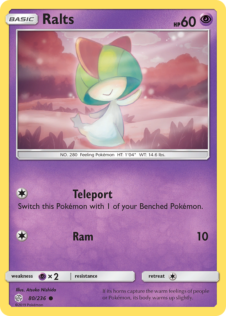 Ralts (80/236) [Sun & Moon: Cosmic Eclipse] | L.A. Mood Comics and Games