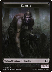 Rat // Zombie Double-Sided Token [Dungeons & Dragons: Adventures in the Forgotten Realms Commander Tokens] | L.A. Mood Comics and Games