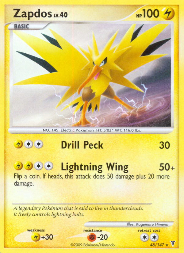 Zapdos (48/147) [Platinum: Supreme Victors] | L.A. Mood Comics and Games