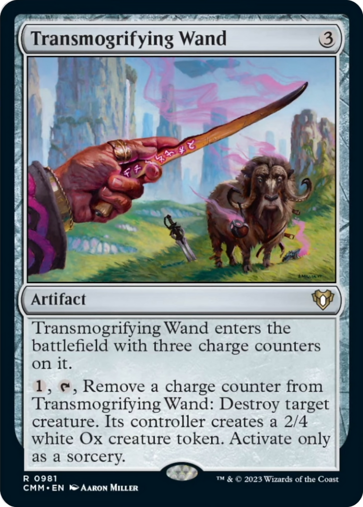 Transmogrifying Wand [Commander Masters] | L.A. Mood Comics and Games