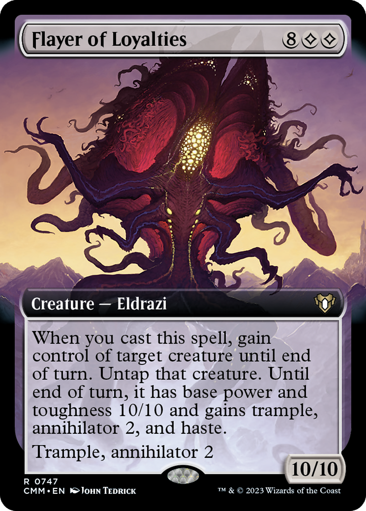 Flayer of Loyalties (Extended Art) [Commander Masters] | L.A. Mood Comics and Games