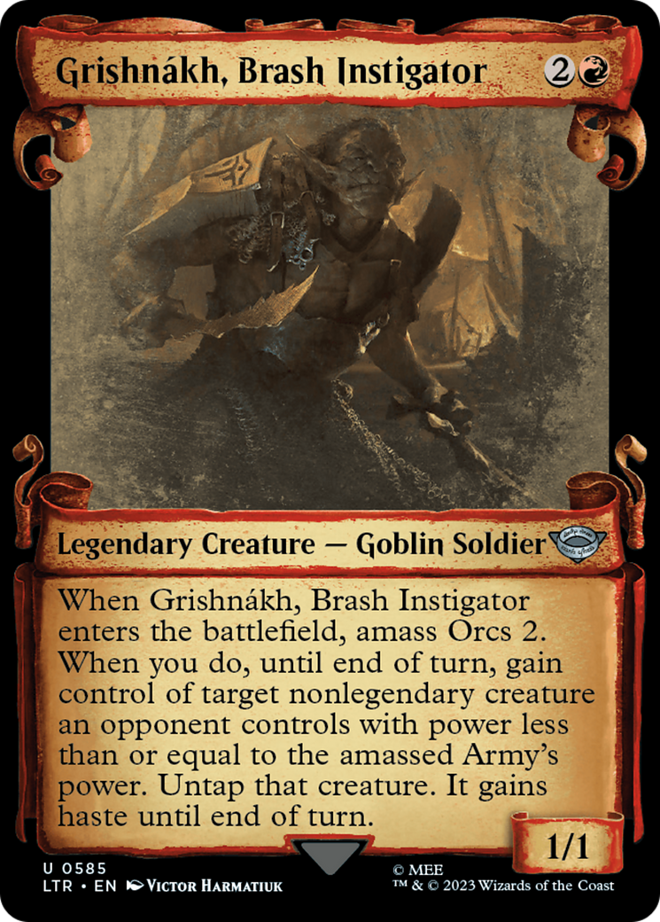 Grishnakh, Brash Instigator [The Lord of the Rings: Tales of Middle-Earth Showcase Scrolls] | L.A. Mood Comics and Games