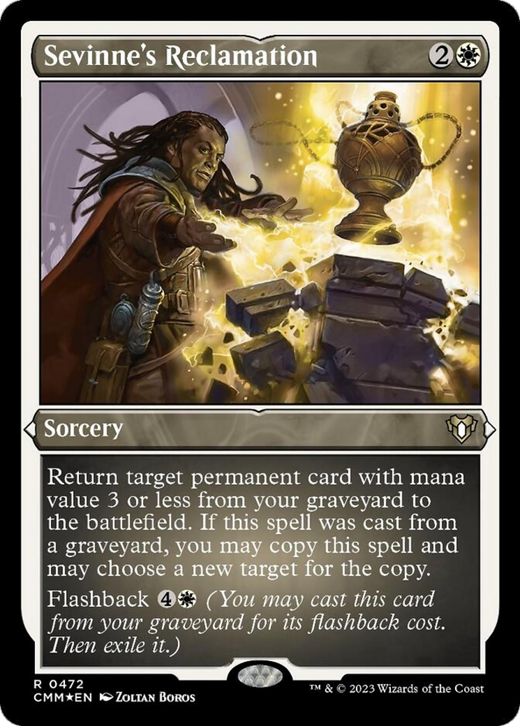 Sevinne's Reclamation (Foil Etched) [Commander Masters] | L.A. Mood Comics and Games