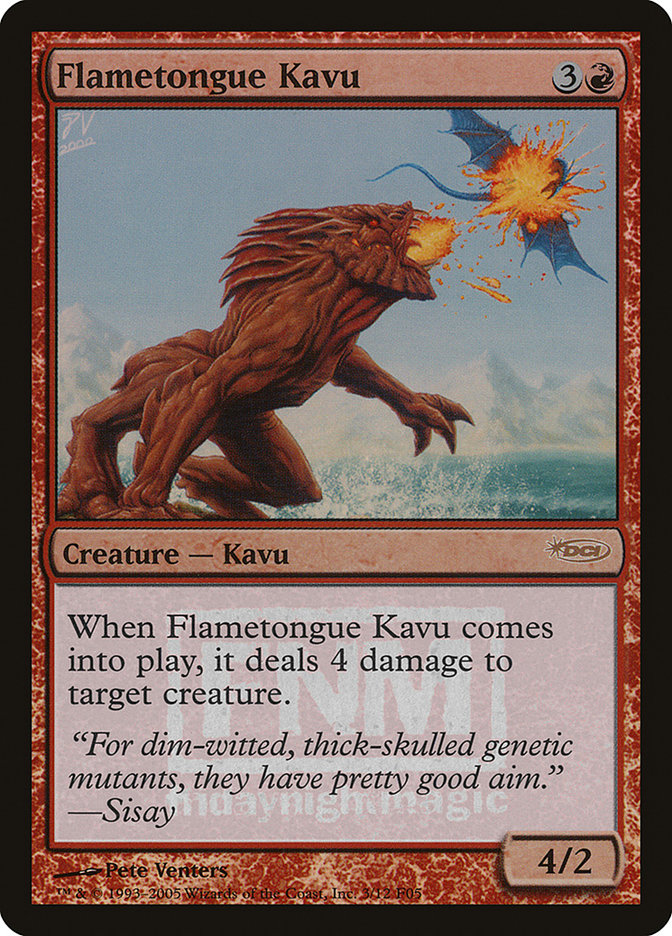 Flametongue Kavu [Friday Night Magic 2005] | L.A. Mood Comics and Games