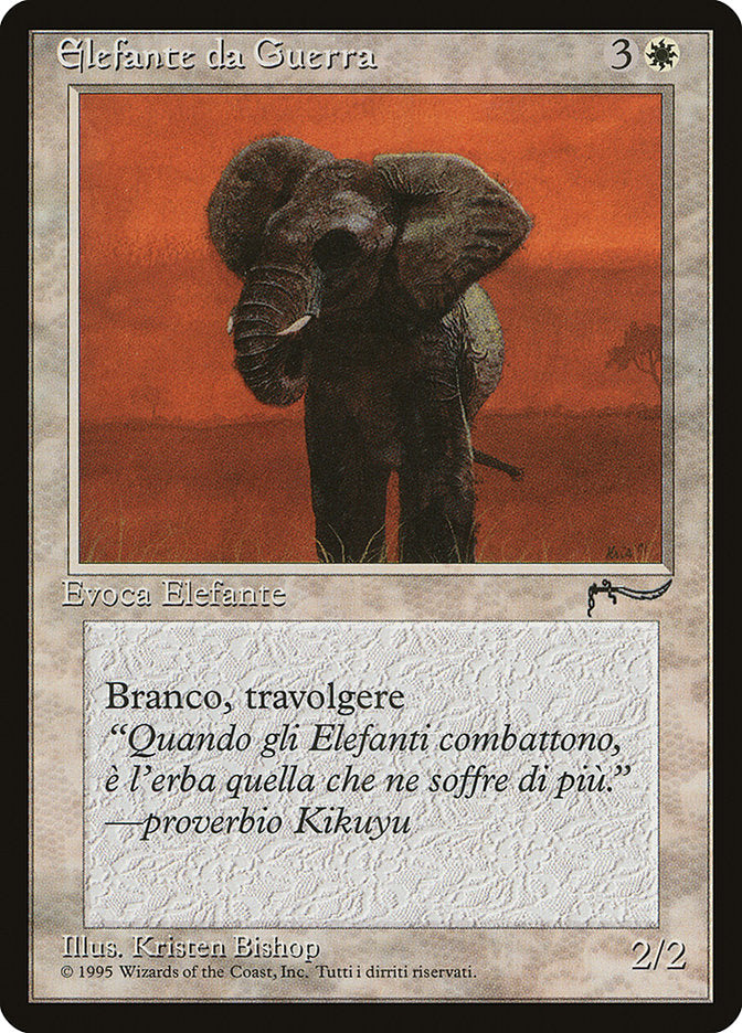 War Elephant (Italian) - "Elefante da Guerra" [Rinascimento] | L.A. Mood Comics and Games