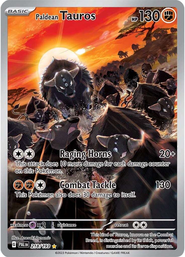 Paldean Tauros (218/193) [Scarlet & Violet: Paldea Evolved] | L.A. Mood Comics and Games