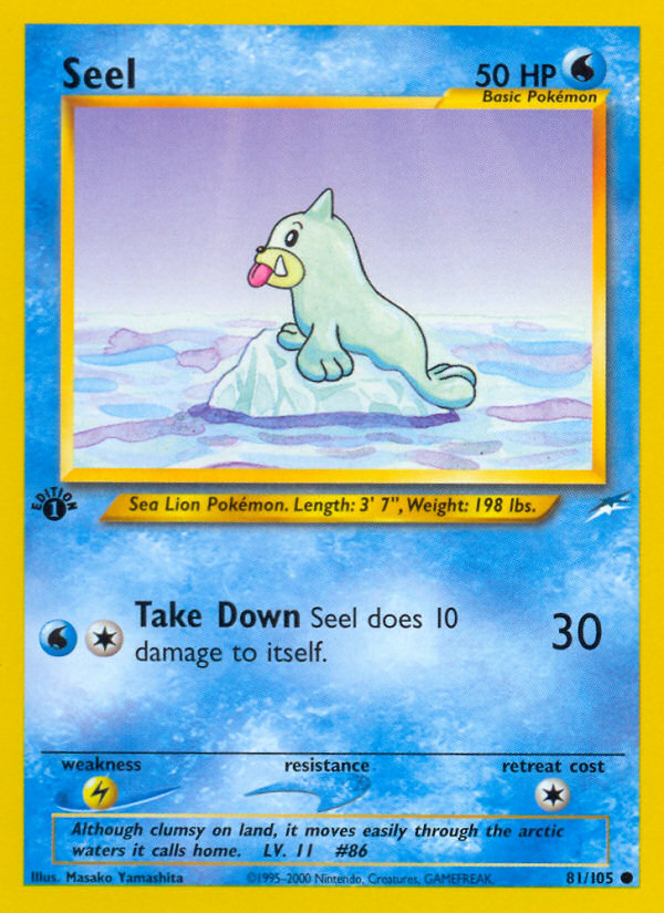 Seel (81/105) [Neo Destiny 1st Edition] | L.A. Mood Comics and Games