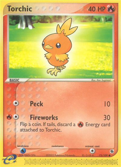 Torchic (73/109) [EX: Ruby & Sapphire] | L.A. Mood Comics and Games