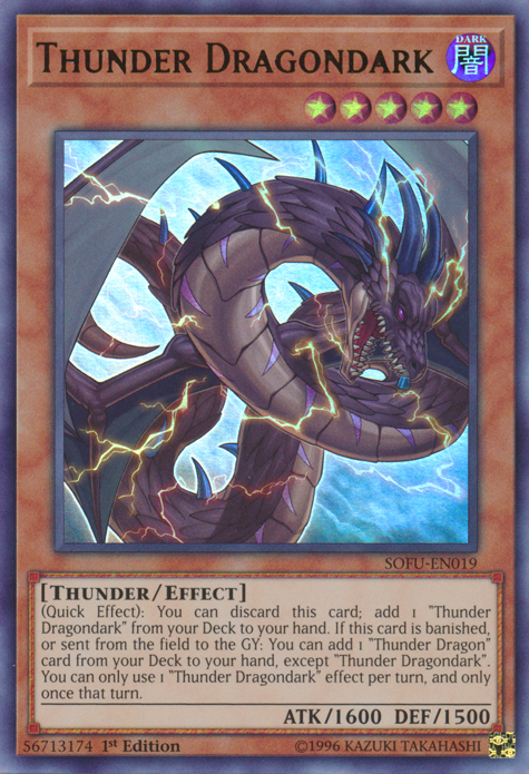 Thunder Dragondark [SOFU-EN019] Ultra Rare | L.A. Mood Comics and Games