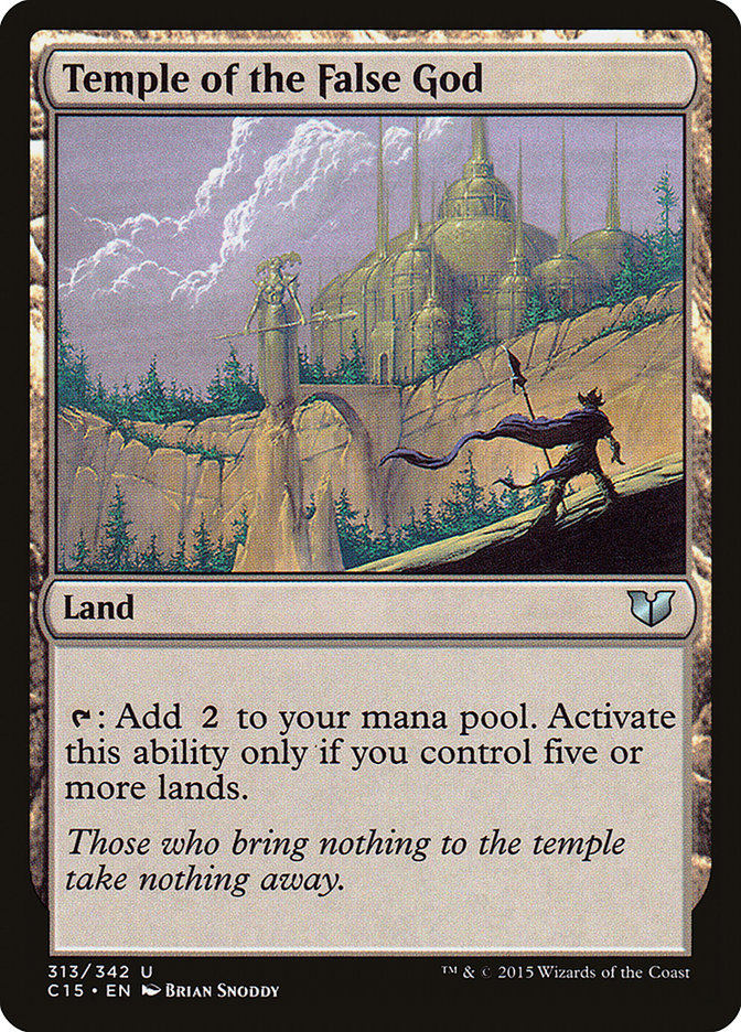 Temple of the False God [Commander 2015] | L.A. Mood Comics and Games