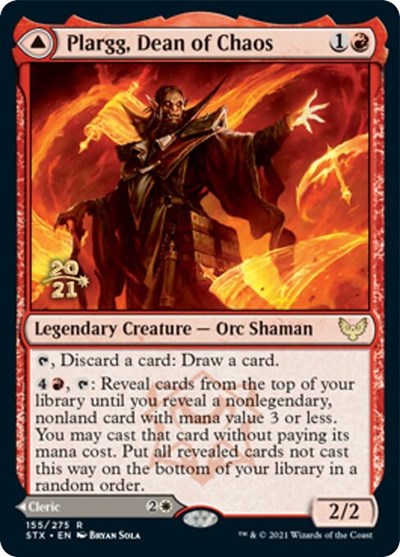 Plargg, Dean of Chaos // Augusta, Dean of Order [Strixhaven: School of Mages Prerelease Promos] | L.A. Mood Comics and Games