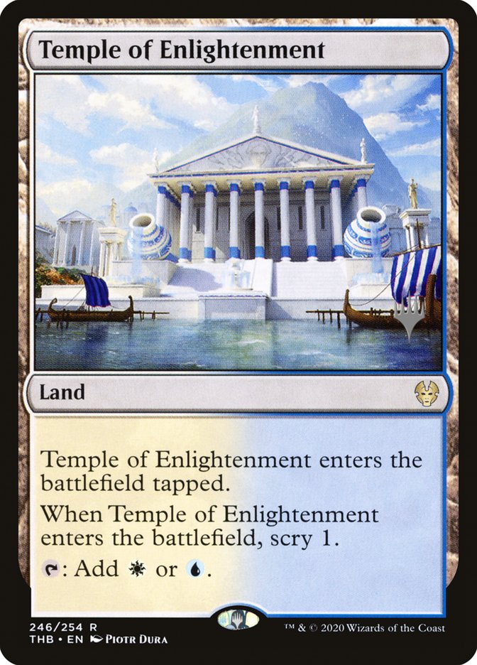 Temple of Enlightenment (Promo Pack) [Theros Beyond Death Promos] | L.A. Mood Comics and Games