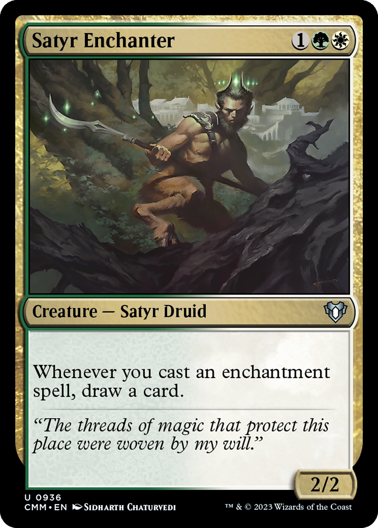 Satyr Enchanter [Commander Masters] | L.A. Mood Comics and Games