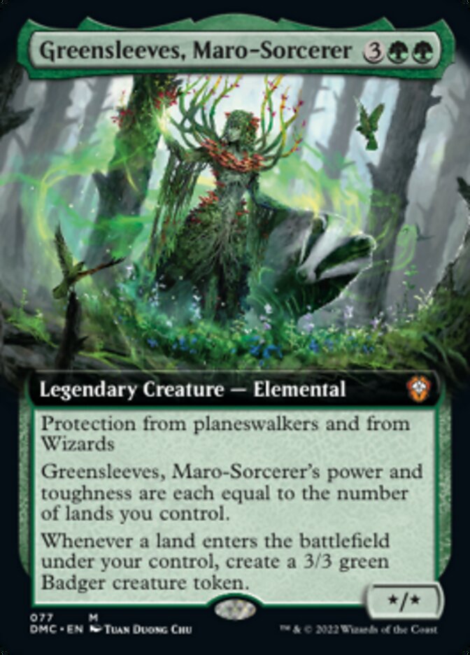 Greensleeves, Maro-Sorcerer (Extended Art) [Dominaria United Commander] | L.A. Mood Comics and Games