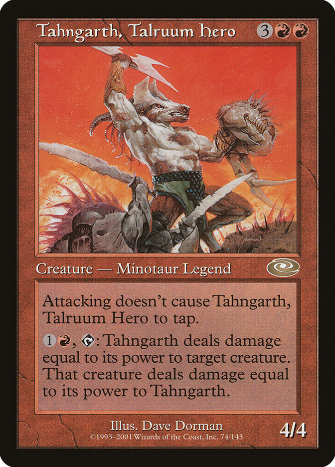 Tahngarth, Talruum Hero (Dave Dorman) [Planeshift] | L.A. Mood Comics and Games