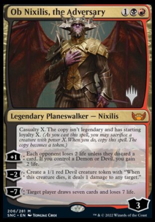 Ob Nixilis, the Adversary (Promo Pack) [Streets of New Capenna Promos] | L.A. Mood Comics and Games