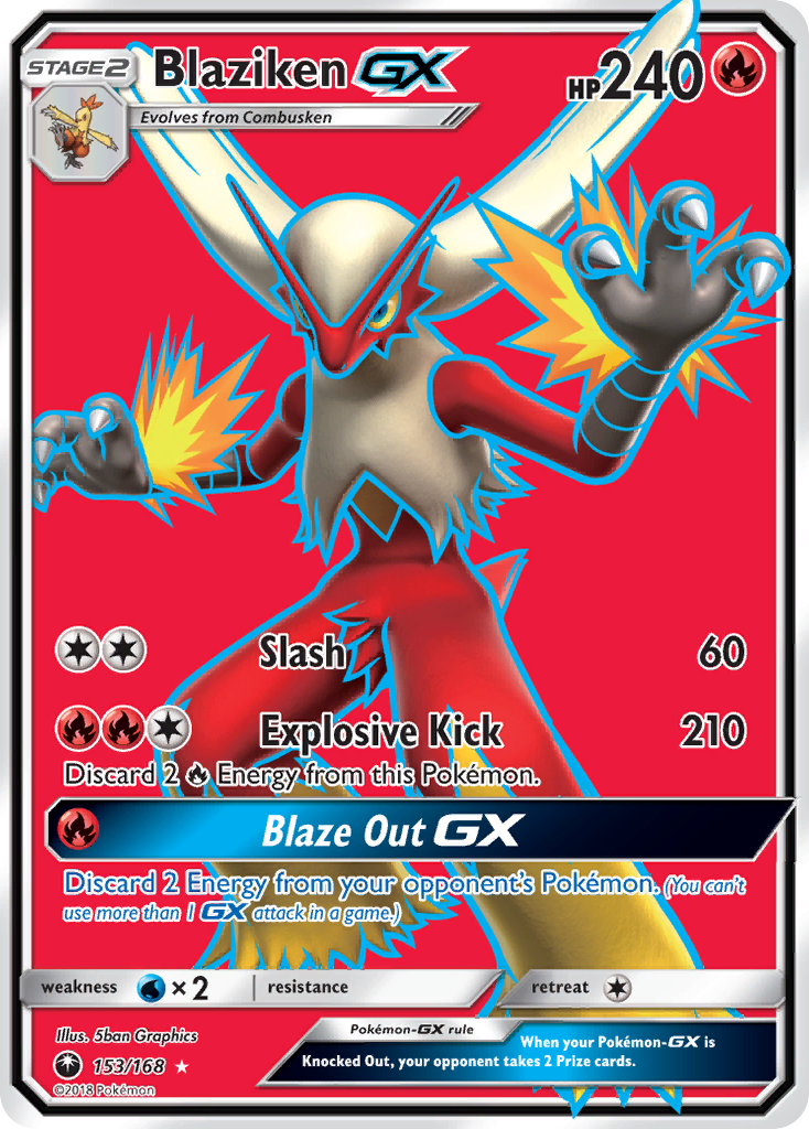 Blaziken GX (153/168) [Sun & Moon: Celestial Storm] | L.A. Mood Comics and Games