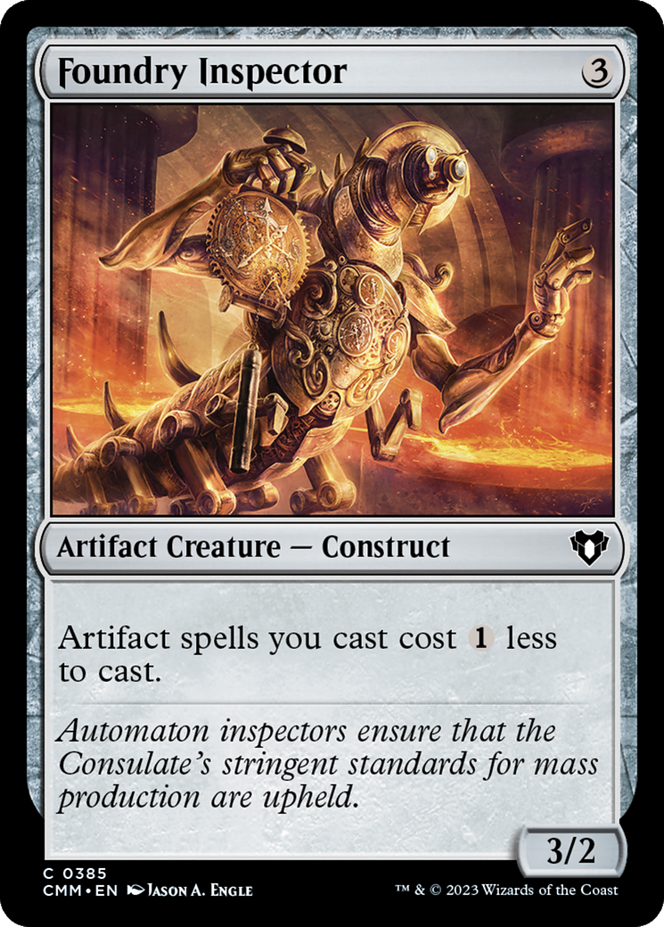 Foundry Inspector [Commander Masters] | L.A. Mood Comics and Games