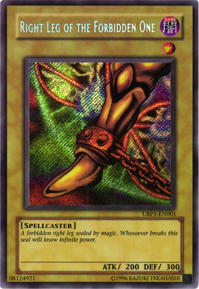 Right Leg of the Forbidden One [UBP1-EN001] Secret Rare | L.A. Mood Comics and Games