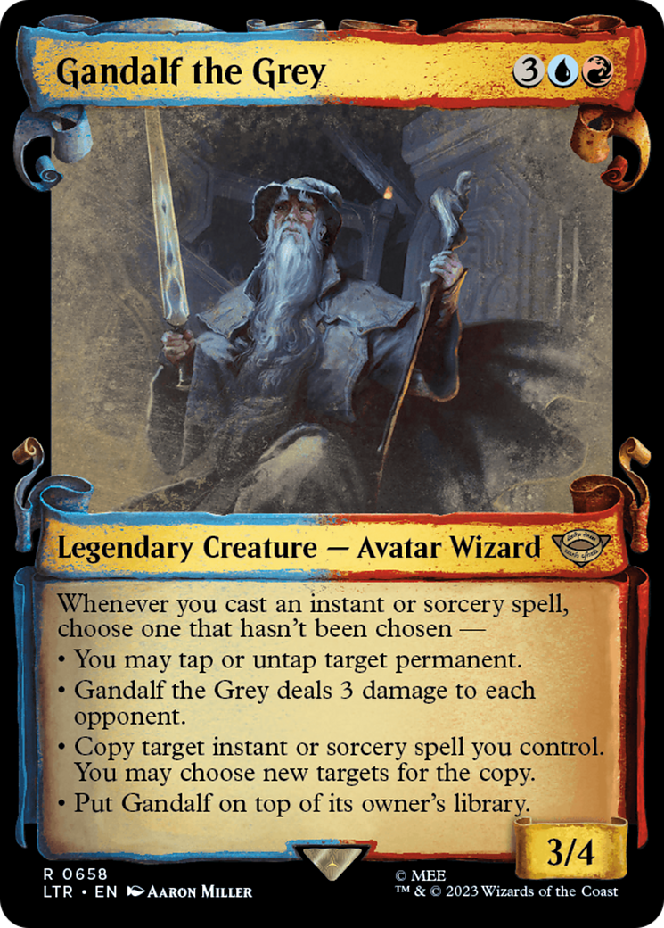 Gandalf the Grey [The Lord of the Rings: Tales of Middle-Earth Showcase Scrolls] | L.A. Mood Comics and Games