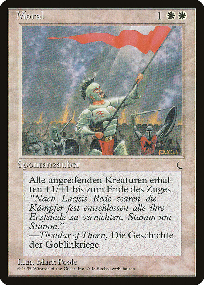 Morale (German) - "Moral" [Renaissance] | L.A. Mood Comics and Games