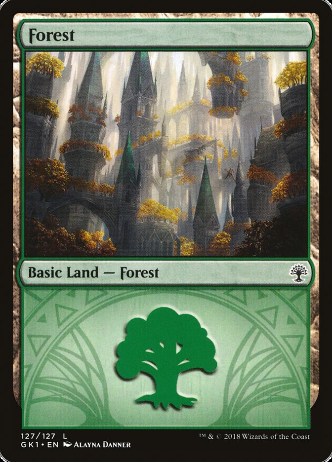 Forest (127) [Guilds of Ravnica Guild Kit] | L.A. Mood Comics and Games