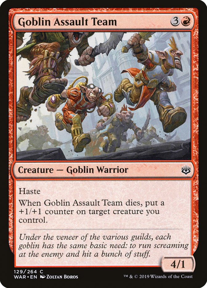 Goblin Assault Team [War of the Spark] | L.A. Mood Comics and Games