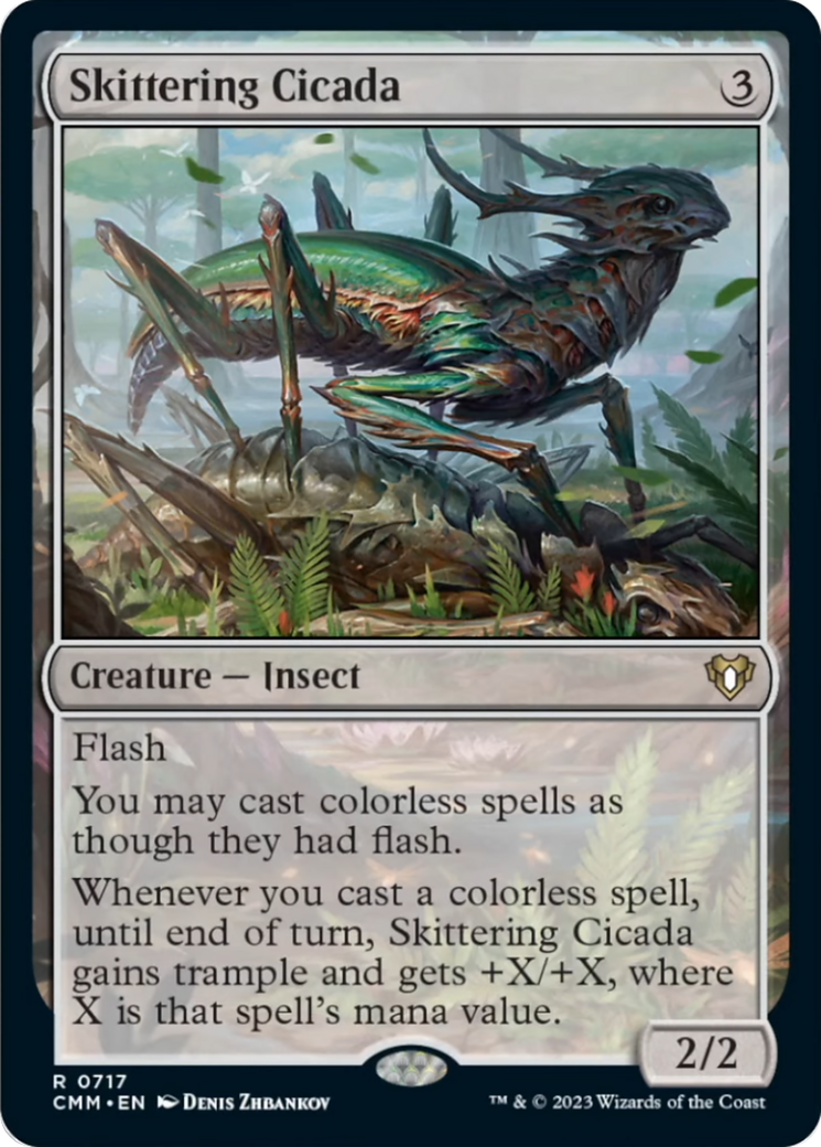 Skittering Cicada [Commander Masters] | L.A. Mood Comics and Games
