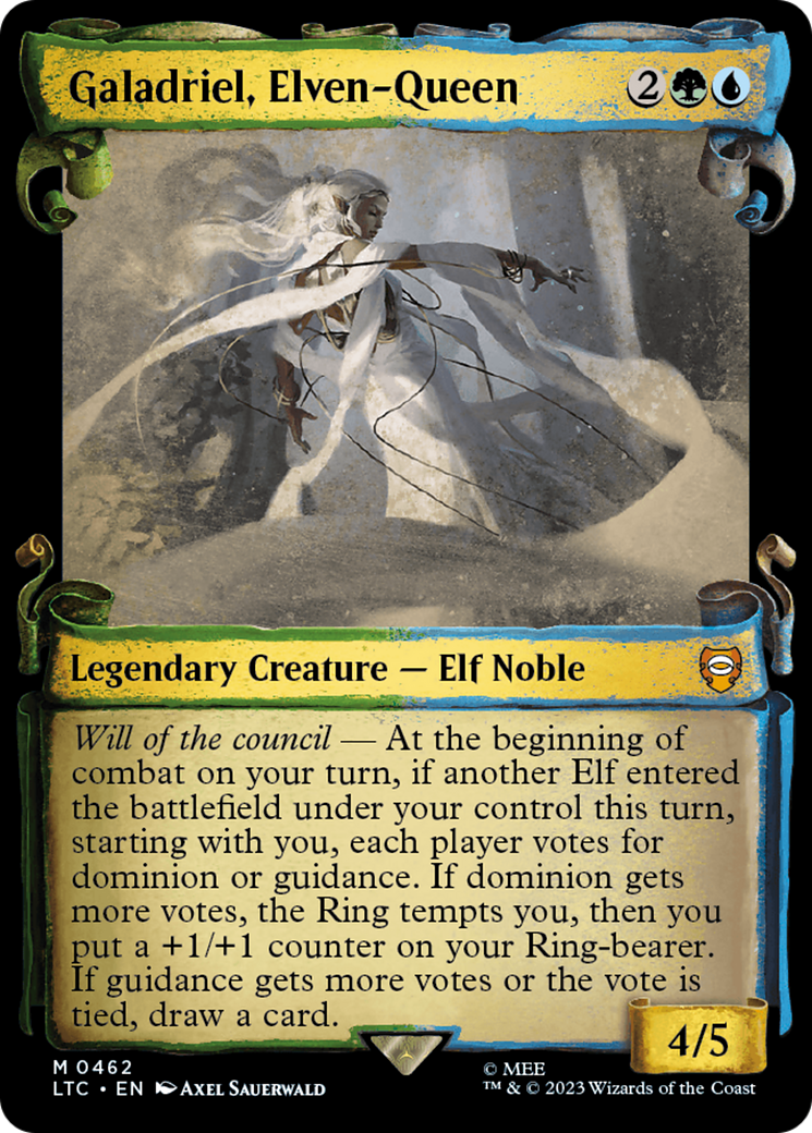 Galadriel, Elven-Queen [The Lord of the Rings: Tales of Middle-Earth Commander Showcase Scrolls] | L.A. Mood Comics and Games
