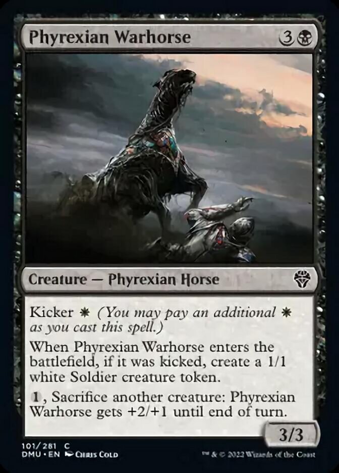 Phyrexian Warhorse [Dominaria United] | L.A. Mood Comics and Games