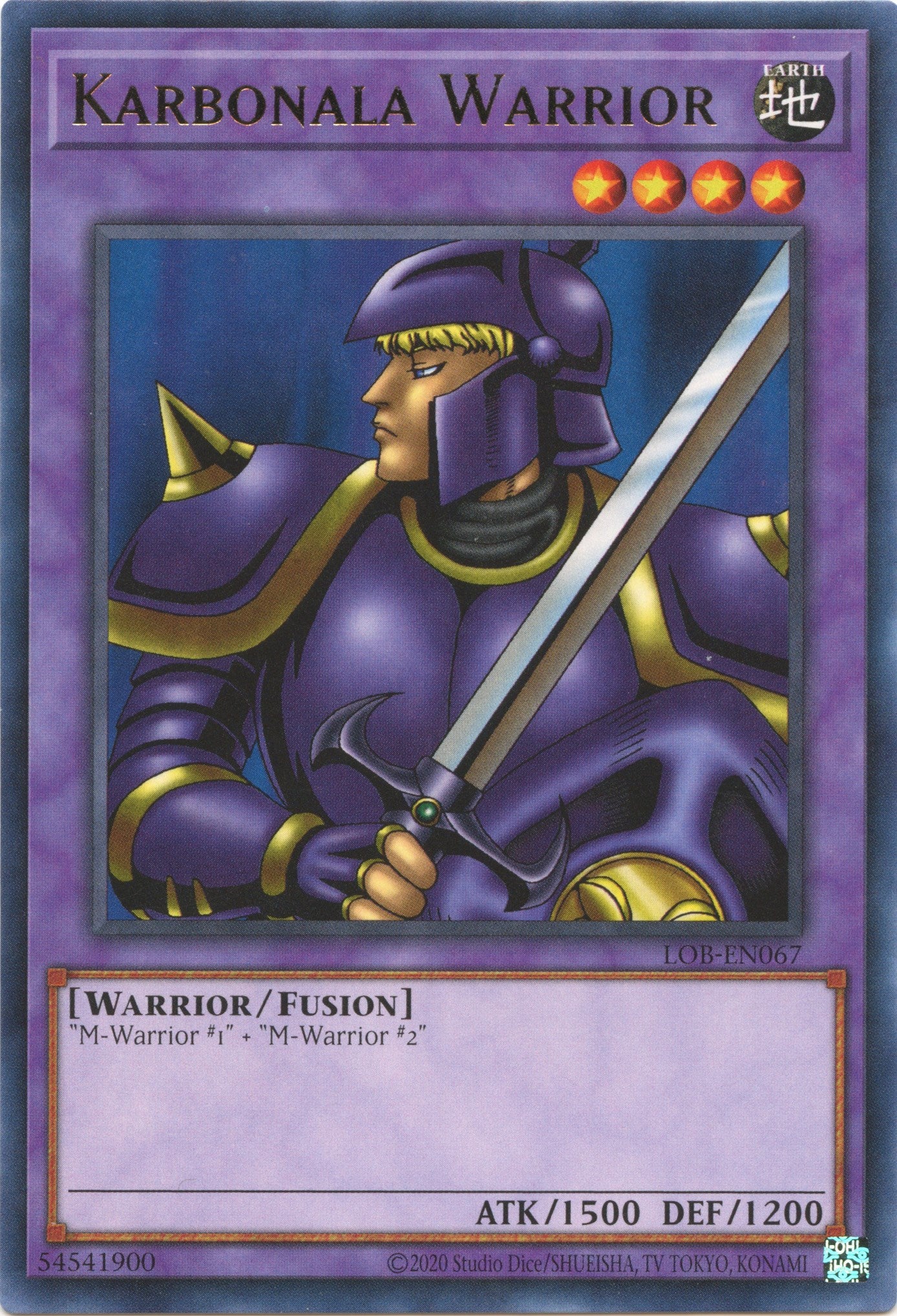 Karbonala Warrior (25th Anniversary) [LOB-EN067] Rare | L.A. Mood Comics and Games