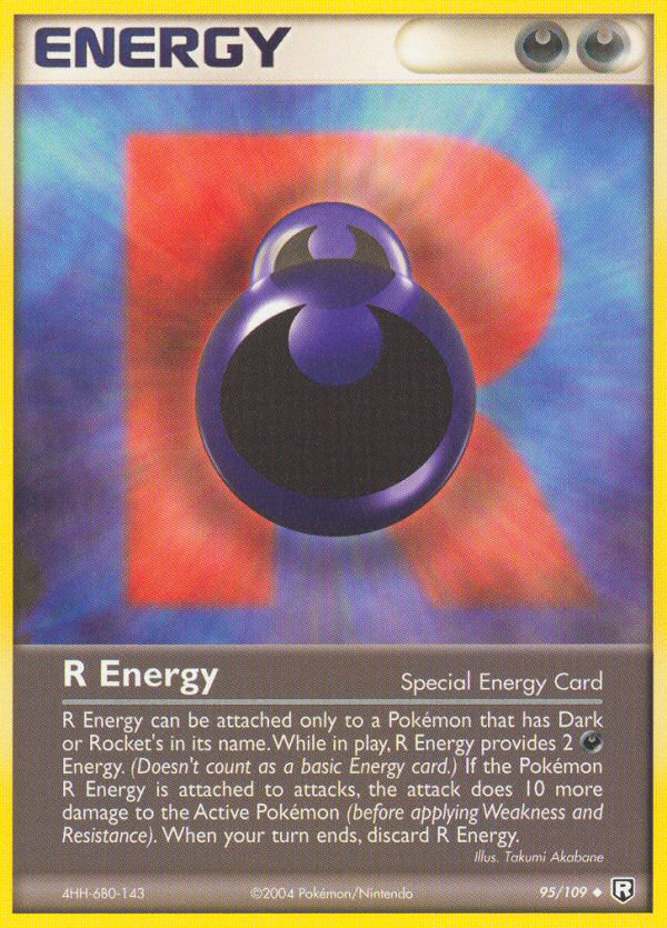 R Energy (95/109) [EX: Team Rocket Returns] | L.A. Mood Comics and Games