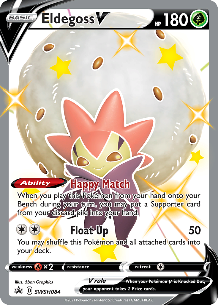 Eldegoss V (SWSH084) (Jumbo Card) [Sword & Shield: Black Star Promos] | L.A. Mood Comics and Games