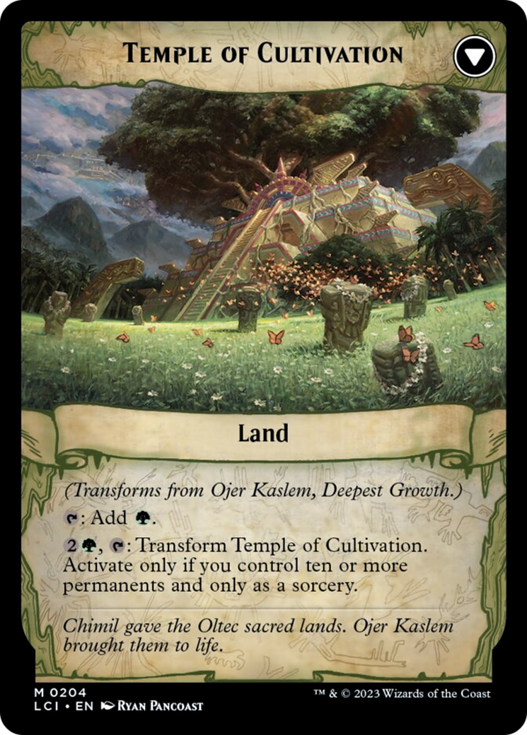 Ojer Kaslem, Deepest Growth // Temple of Cultivation [The Lost Caverns of Ixalan] | L.A. Mood Comics and Games