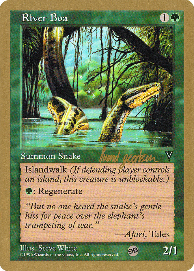 River Boa (Svend Geertsen) (SB) [World Championship Decks 1997] | L.A. Mood Comics and Games