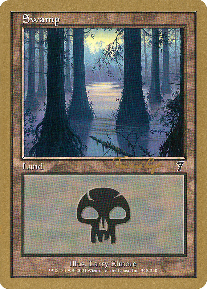 Swamp (tvdl348) (Tom van de Logt) [World Championship Decks 2001] | L.A. Mood Comics and Games