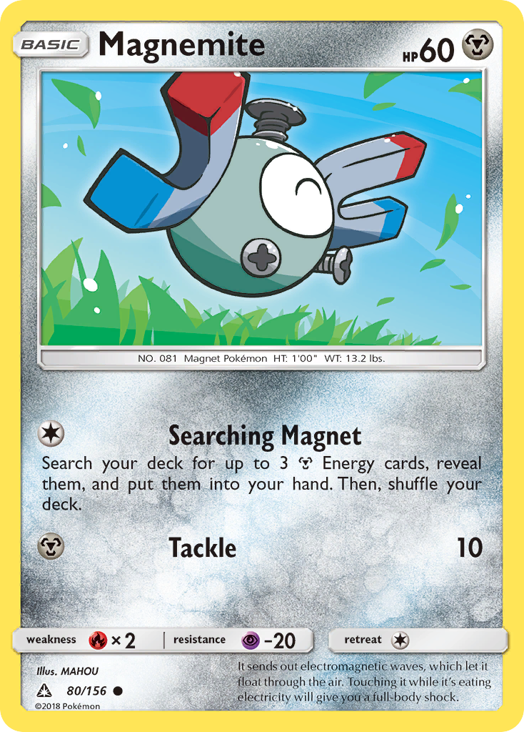 Magnemite (80/156) [Sun & Moon: Ultra Prism] | L.A. Mood Comics and Games