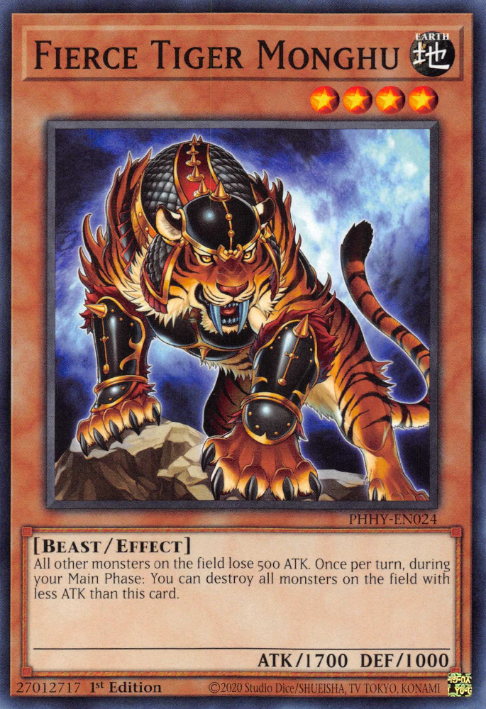 Fierce Tiger Monghu [PHHY-EN024] Common | L.A. Mood Comics and Games