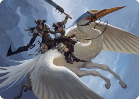 Gryffwing Cavalry Art Card [Innistrad: Crimson Vow Art Series] | L.A. Mood Comics and Games