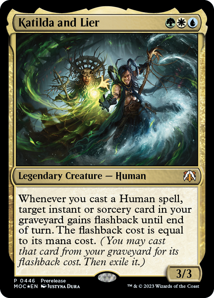 Katilda and Lier [March of the Machine Commander Prerelease Promos] | L.A. Mood Comics and Games