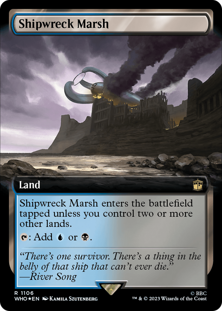 Shipwreck Marsh (Extended Art) (Surge Foil) [Doctor Who] | L.A. Mood Comics and Games