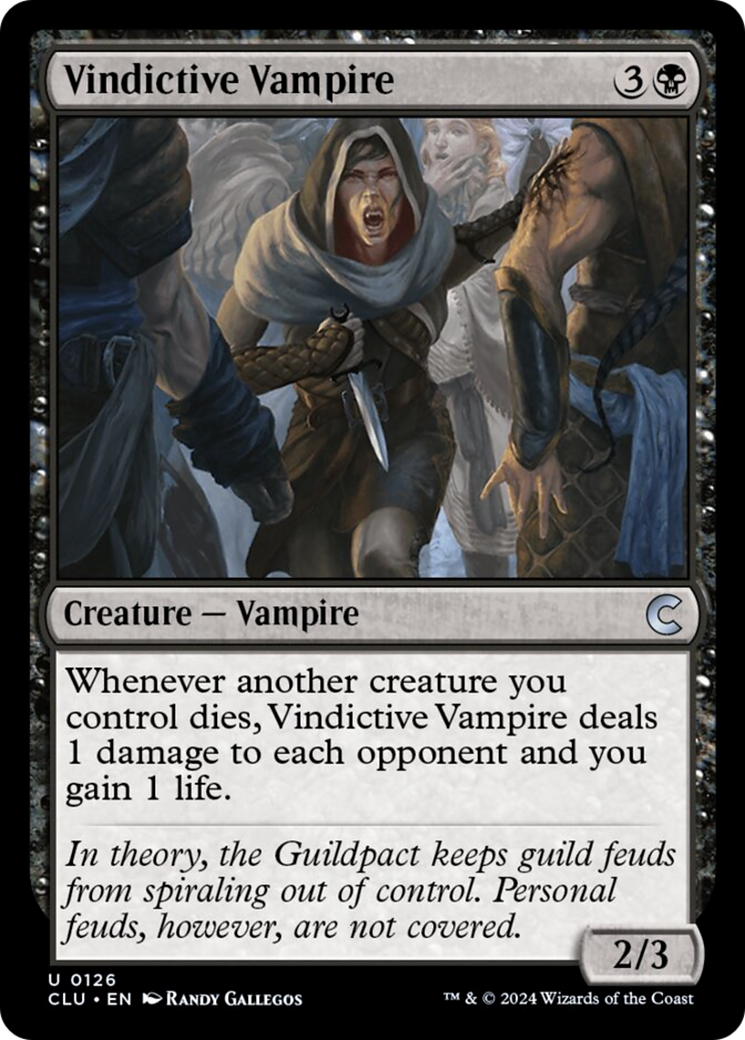 Vindictive Vampire [Ravnica: Clue Edition] | L.A. Mood Comics and Games