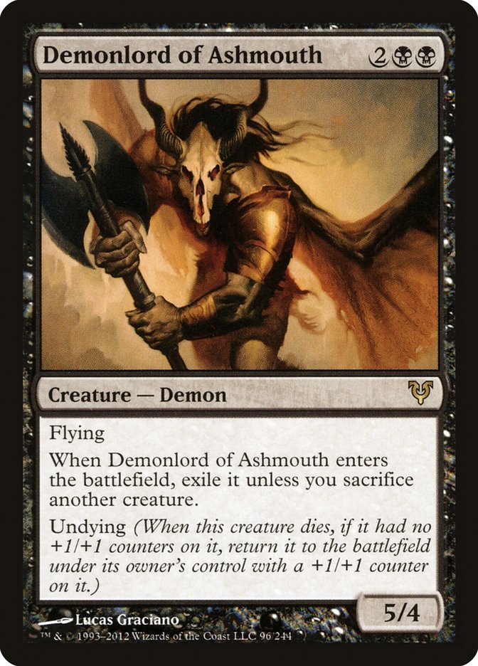 Demonlord of Ashmouth [Avacyn Restored] | L.A. Mood Comics and Games